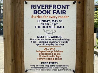 SynthID removed: Book fair poster and event details